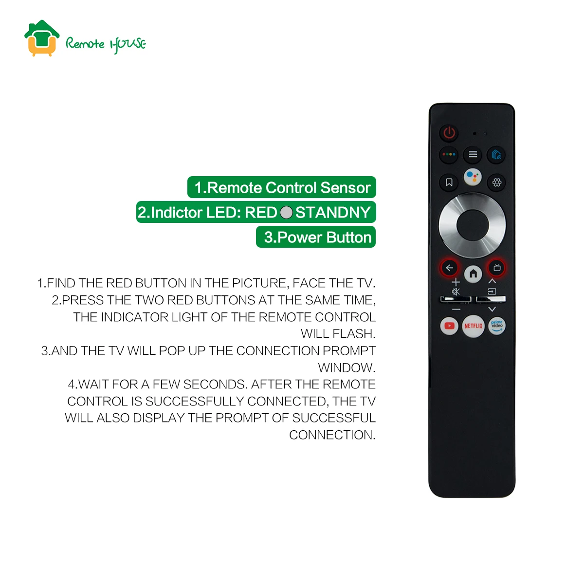 Voice Wireless Remote Control For Haier HTR-U29R Haier 50 Smart TV H50K6UG H55K6UG H65K6UG BX2 Haier 50 Smart TV DX HTR-U29