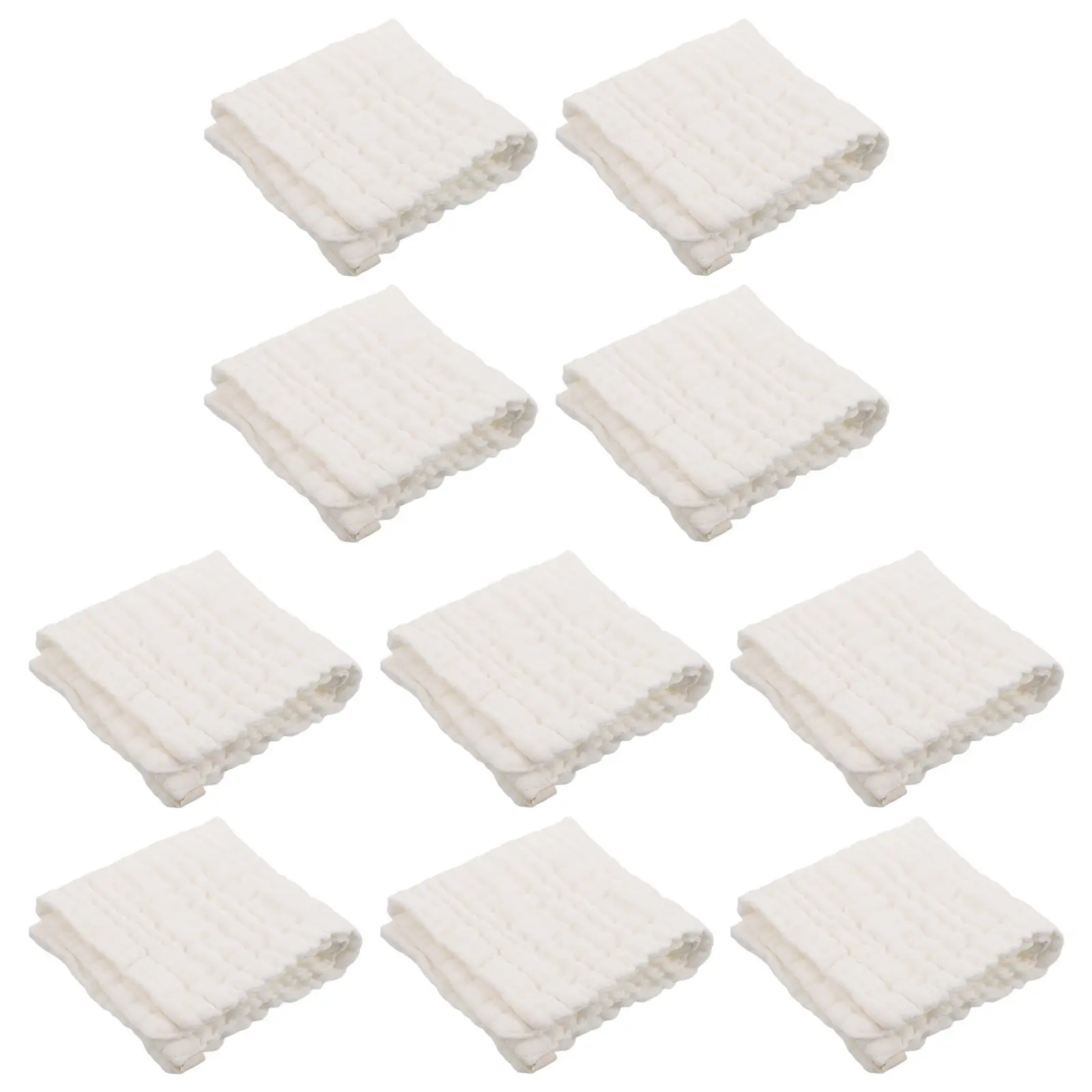 

Набор из 10 хлопковых салфеток для новорожденных: мягкие марлевые полотенца для лица, салфетки для отрыжки, полотенца для слюны, банные салфетки для младенцев оптом