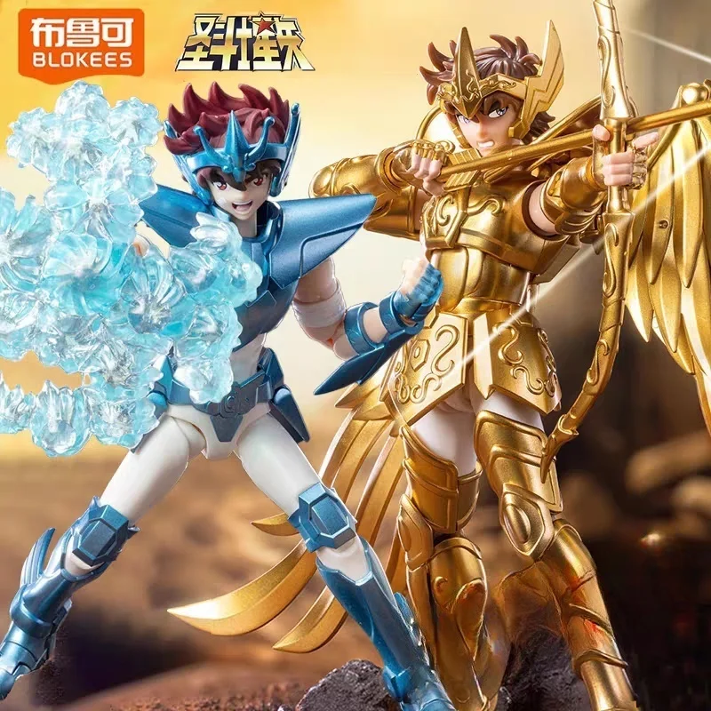 

New [Pre-Sale] Blokees Saint Seiya Champion Class Sagittarius Aiolos Pegasus Seiya Anime Model Action Figure Assemble Toys Gift