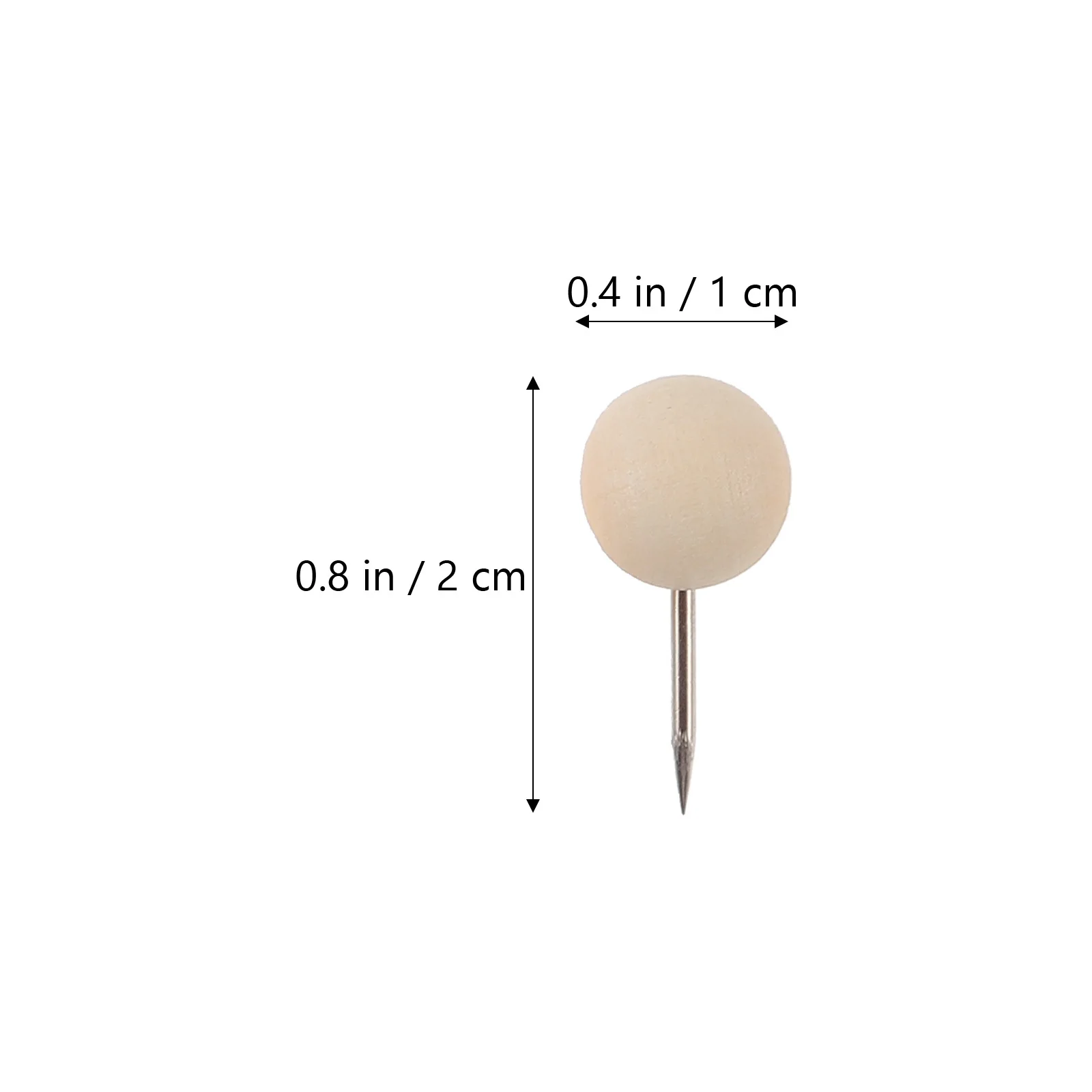 Multi-Function Wood Pushpins Replaceable Thumb Tacks Convenient Pushpins for Bulletin Board Photo Wall Office Desk