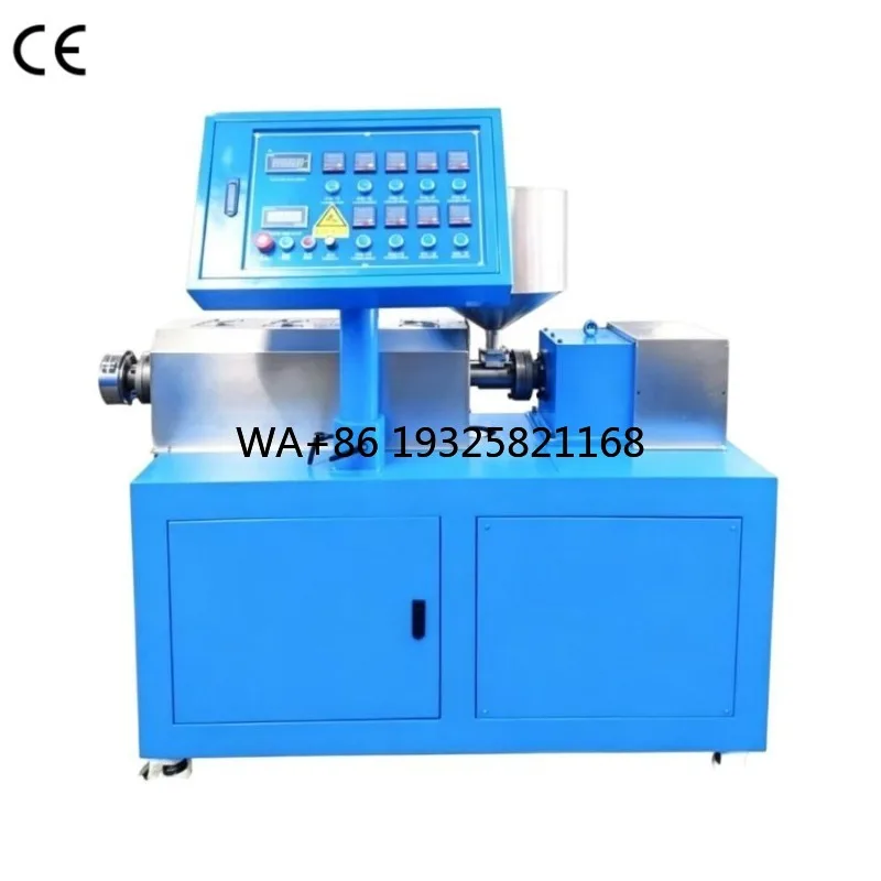 Precision Lab Twin Screw Extruder Extrusion Test Machine Plastic Extruding Tester Rubber Granule Processing Testing Apparatus
