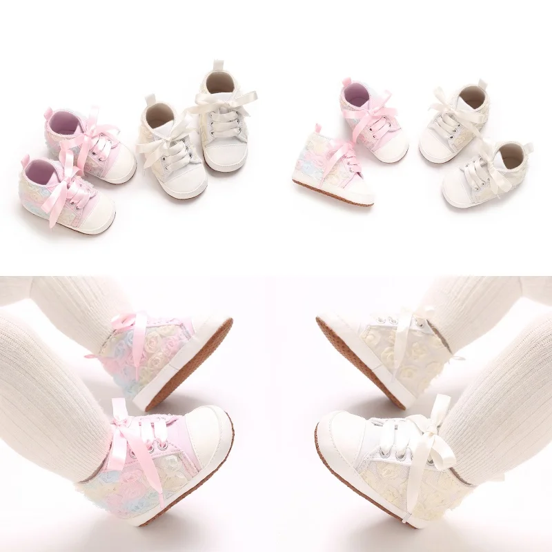 Spring and Autumn Infant Soft Bottom Anti slip Wear resistant Fashionable Versatile Indoor and Outdoor Middle Casual Bow Shoes