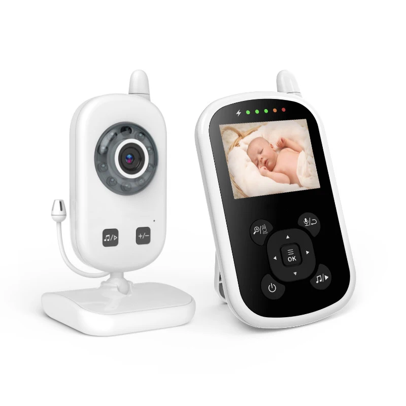 2.4Inch Wireless Long Distance Digital Baby Monitor Temperature Monitoring Lullaby Babysitter Nanny Cam Intercom VOX Baby Camera