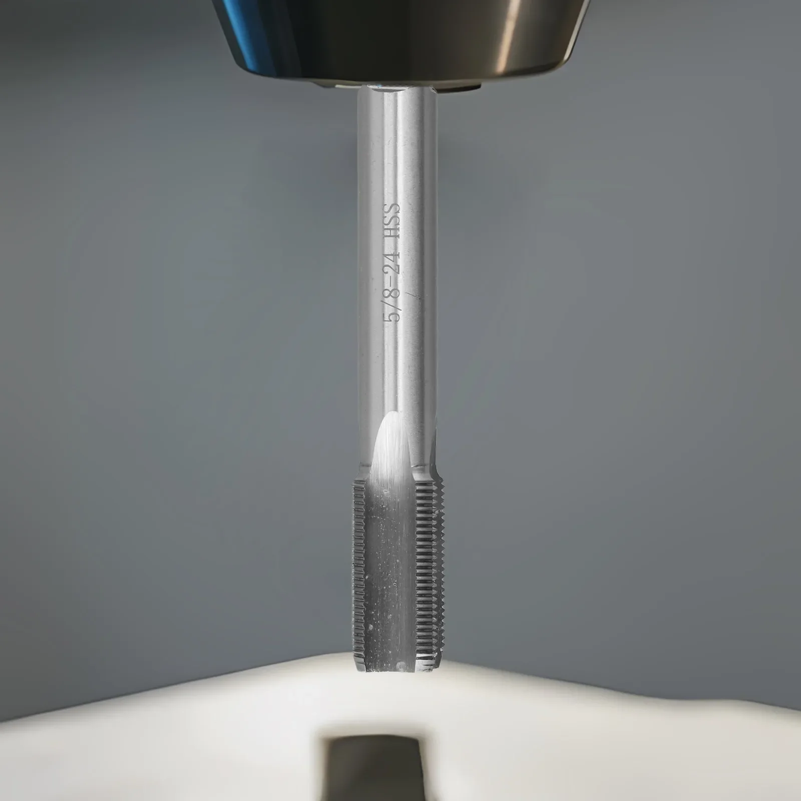 高速度鋼製ねじタップ-左ねじタップ-5-8-24-hss合金鋼および鋳鉄炭素鋼-5-8-24-左ねじ