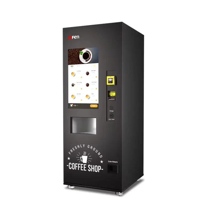 

Freshly Ground Cappuccino Hot Coffee Vending Machine Italy