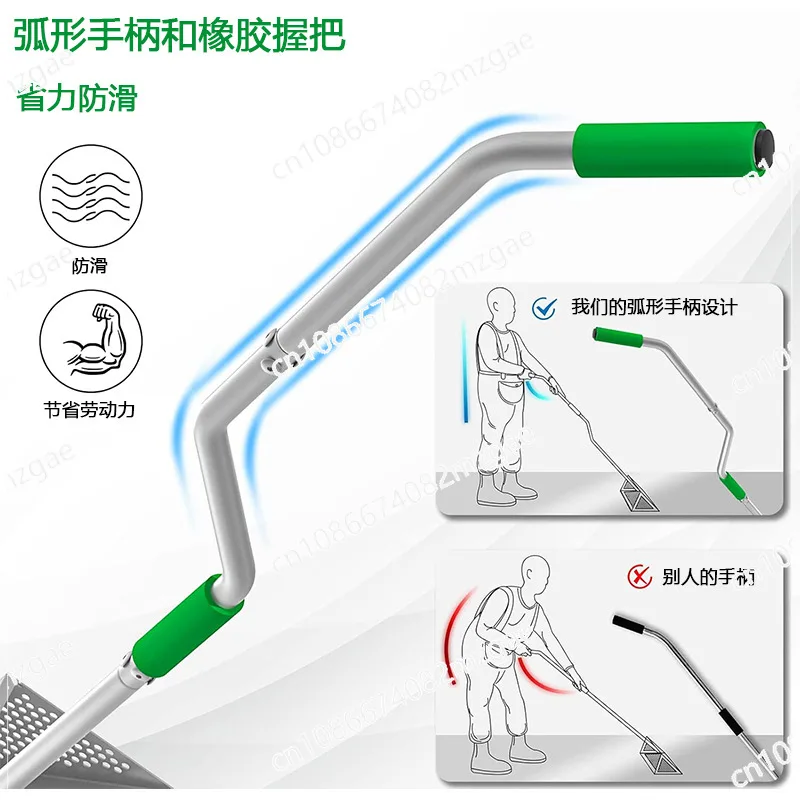 

Лидер продаж, грабли от блох из нержавеющей стали, сверхмощное сито, грабли для песка, лопата, съемные грабли для пляжного сада
