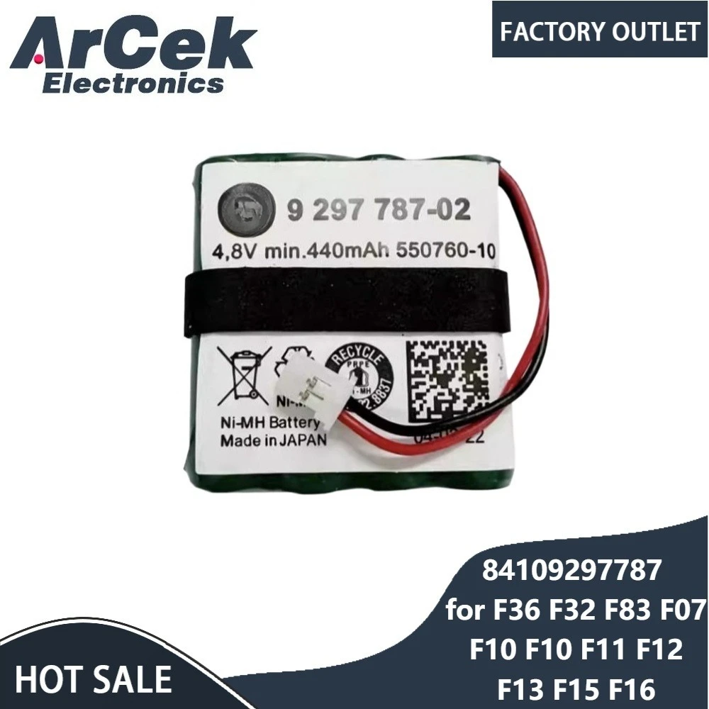New Original 84109297787 Automotive SOS Emergency Battery 800mAh for BMW F36 F32 F83 F07 F10 F10 F11 F12 F13 F15 F16 Replace Car