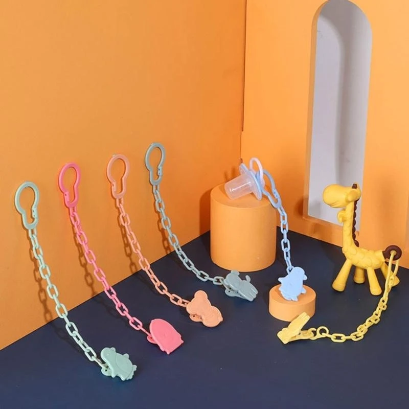 J15U مشابك الدمية المحمولة لهايات الأطفال ومشابك سلسلة اللهايات للأولاد والبنات لجميع اللهايات وتسنين الأطفال