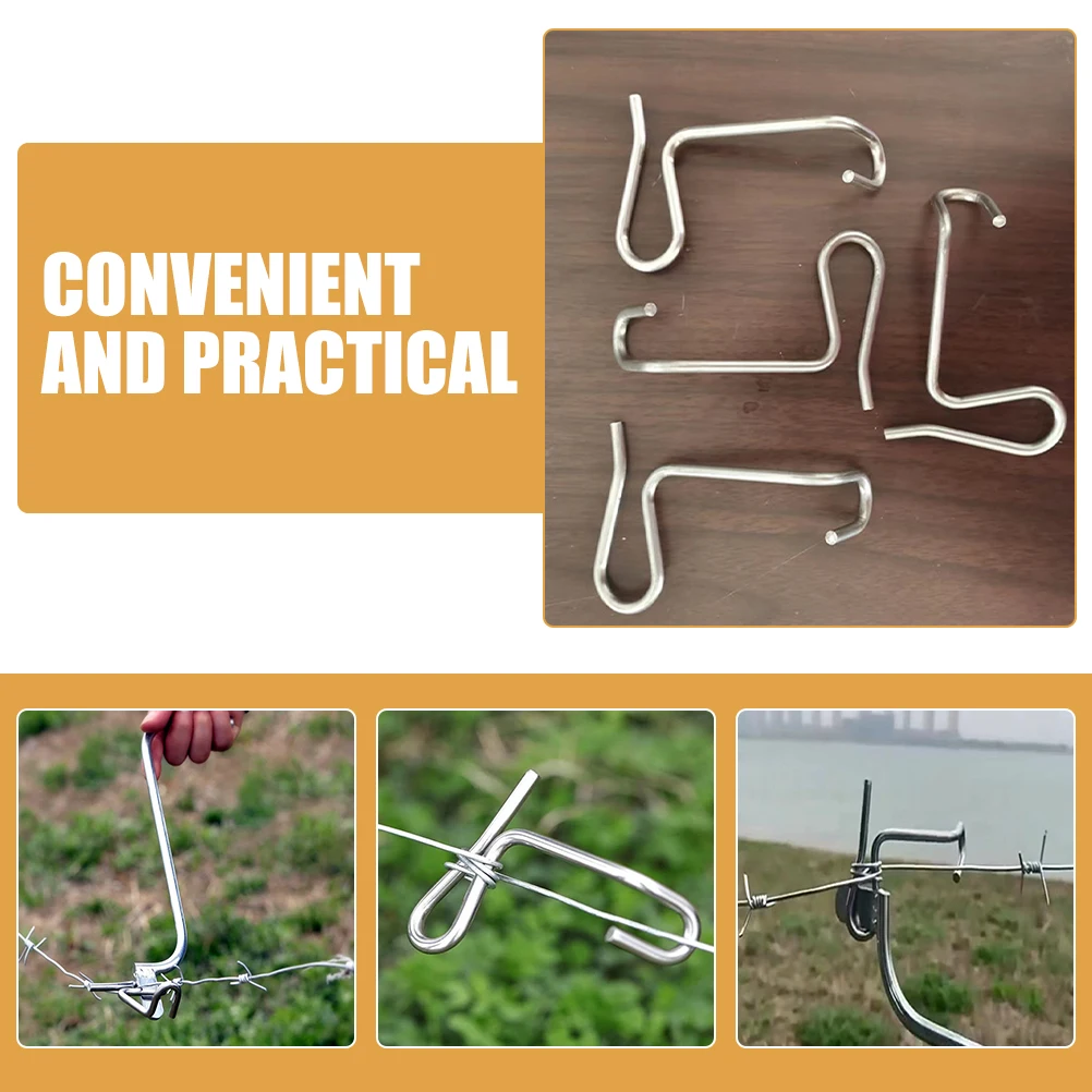 

10pcs Fence Line Tightener Stainless Steel Wire Tensioner Tools Fence Repair Garden Farm Orchard Secure Easy
