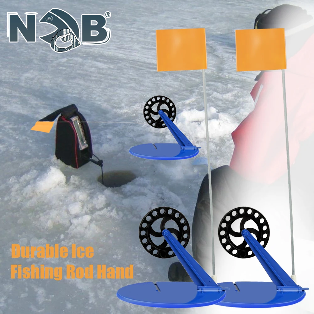 

NGB 2 шт./компл. зимняя удочка для зимней удочки с маркером для флага, удочка для зимней удочки, портативный рыболовный инструмент, складной флаг
