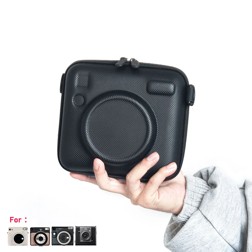 

Подходит для Fujifilm Instax Wide EVO/SQ1/SQ40, универсальная твердая сумка для фотоаппарата с устойчивым ремешком для хранения и защиты