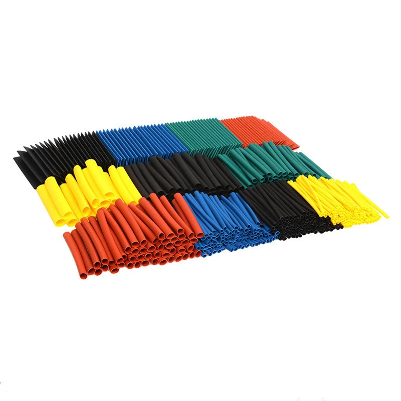 328pcs Heat Shrink Tubing Waterproof Electrical Wire Cable Wrap Assortment Electric Insulation Heat Shrink Tube Kit