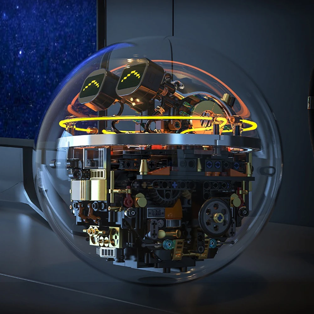 หุ่นยนต์บอลไซไฟแบบตั้งโปรแกรมได้ บล็อกประกอบไดนามิก ควบคุมด้วยรีโมท ของเล่นอิเล็กทรอนิกส์อัจฉริยะ ของขวัญเทคโนโลยีสร้างสรรค์