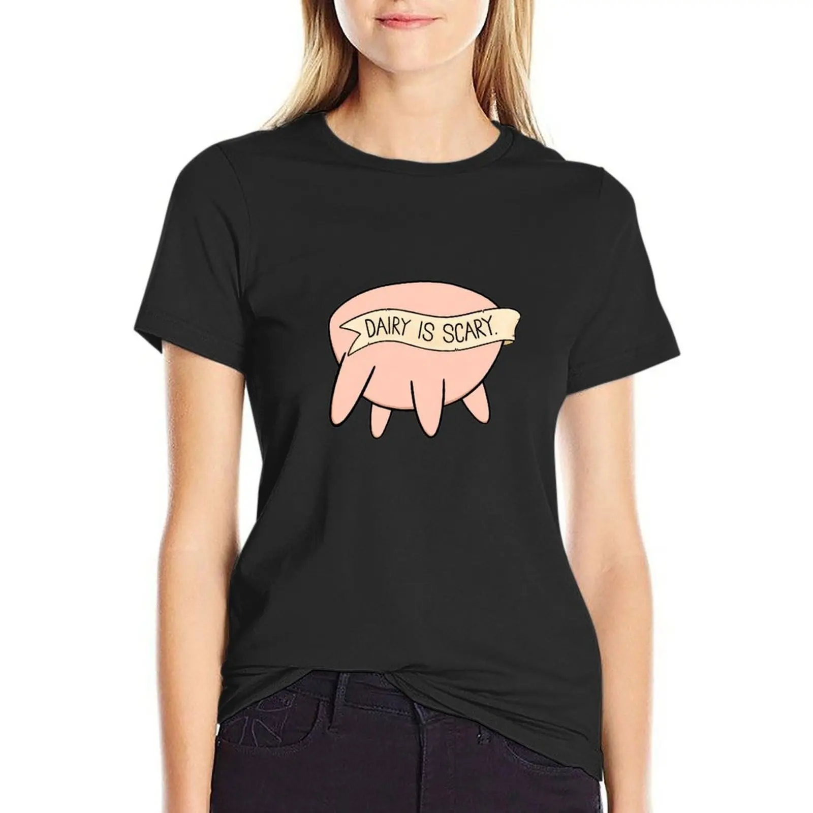 

Dairy is Scary - Udders T-Shirt lady clothes cute tops summer tops womans clothing