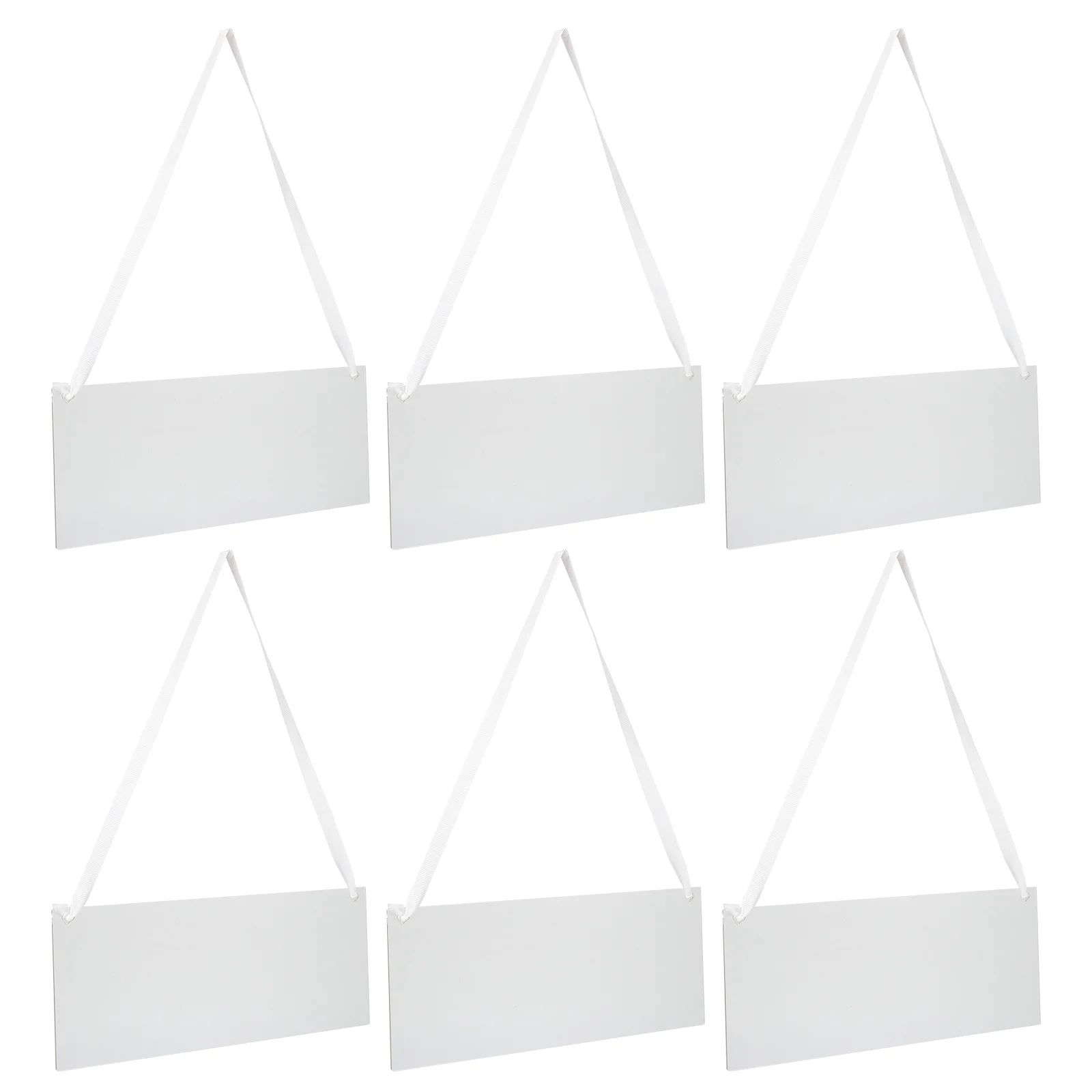 

6pcs Chair Signs Acrylic Hanging Reserved For Wedding Clear Seat Markers Party Decoration Minimalist Design