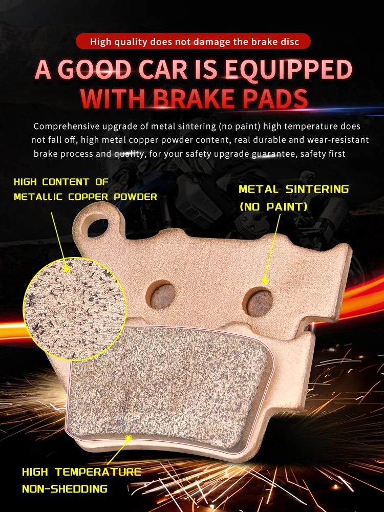 Mrrangt Motorcycle Metal sintering brake pad fit for KTM RC390 DUKE 250 390 690 790 1050 1090 1190 DUKE 1290 ADV