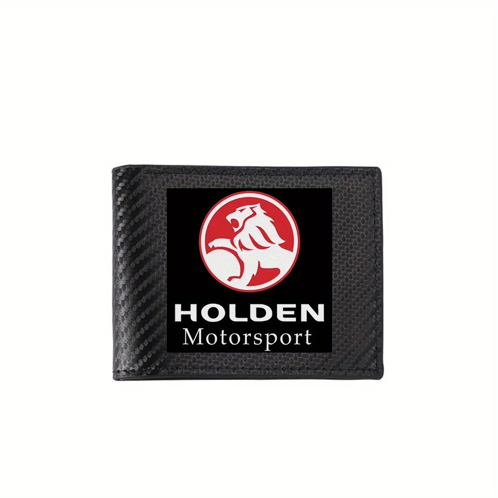 

Lion circle red and white logo brand Men's Wallets Simple Business Modern Stylish Printing Design Gifts For Father Boyfriend Chr