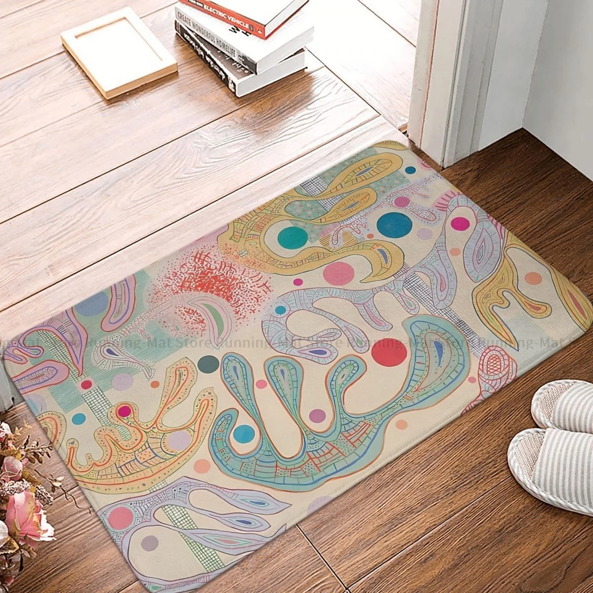 Wassily Kandinsky Bath Non-Slip Carpet Capricious Forms Bedroom Mat Entrance Door Doormat Floor Decor Rug