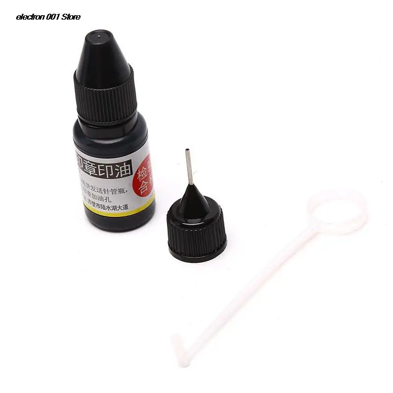 Refill Ink Black Ink For Identity Guard Theft Protection Roller Stamp Photosensi Black Ink Consumables Stamp Material