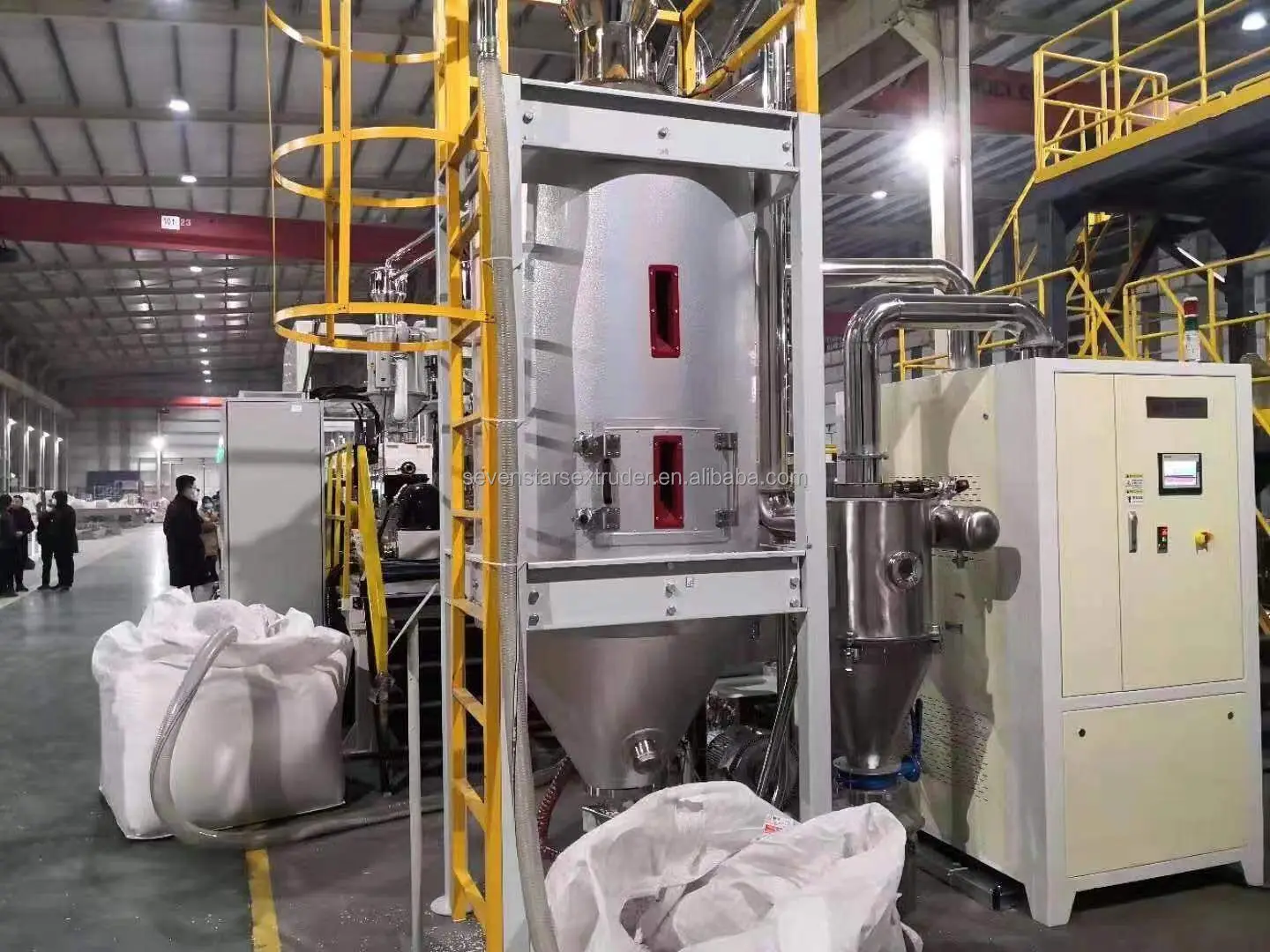 FDY mit PET-Flocken-Kristallisator