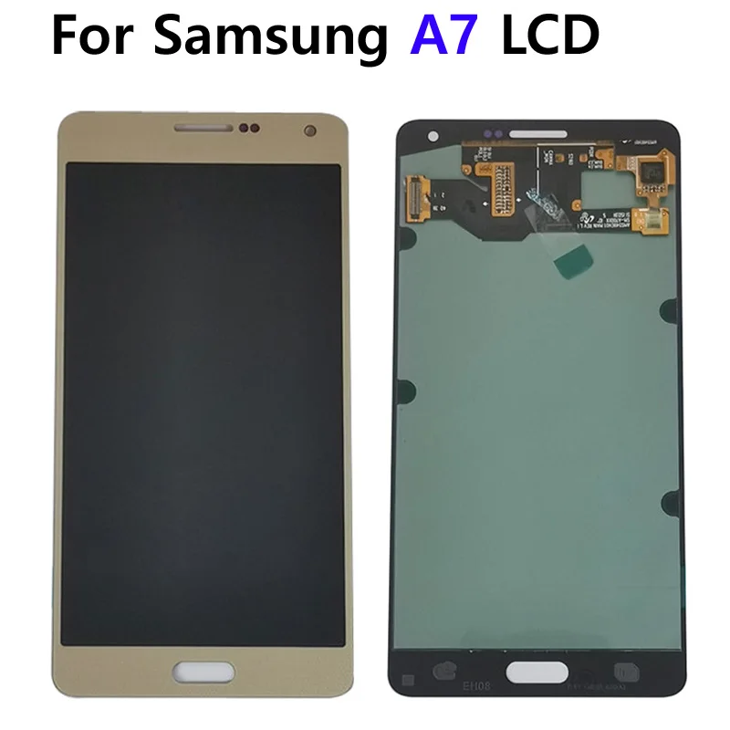 Поп-тестированный ЖК-экран для Samsung Galaxy A7 2015 A700 A700F A700H, ЖК-дисплей, дигитайзер сенсорного экрана в сборе, запасные части