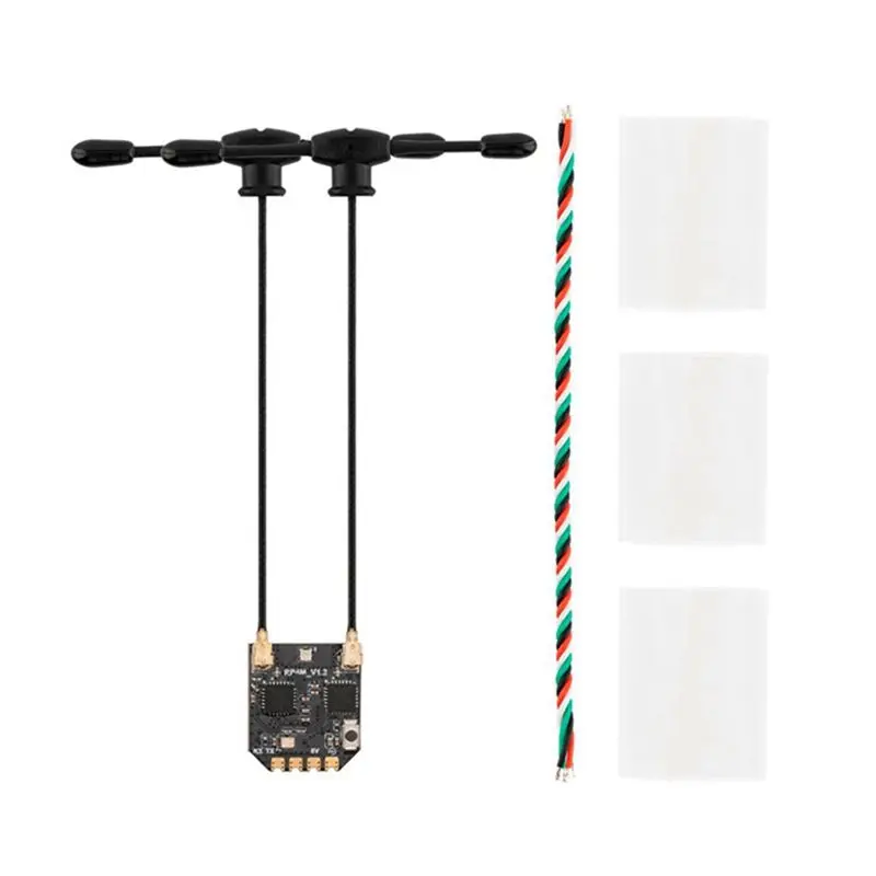 

Best-RP4TD-M Expresslrs 2.4Ghz Mini True Diversity Receiver Dual Antenna Remote Control Navigation Receiver