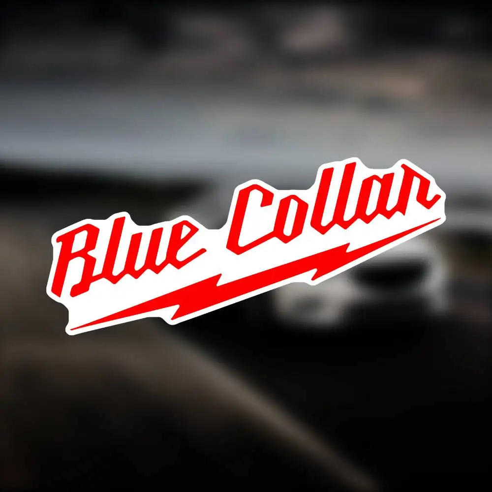 Blue Collar Durablestickerscars Trucks Laptops Water Bottles More Versatile Waterproof Stickers For Decorating Car Windows Motor