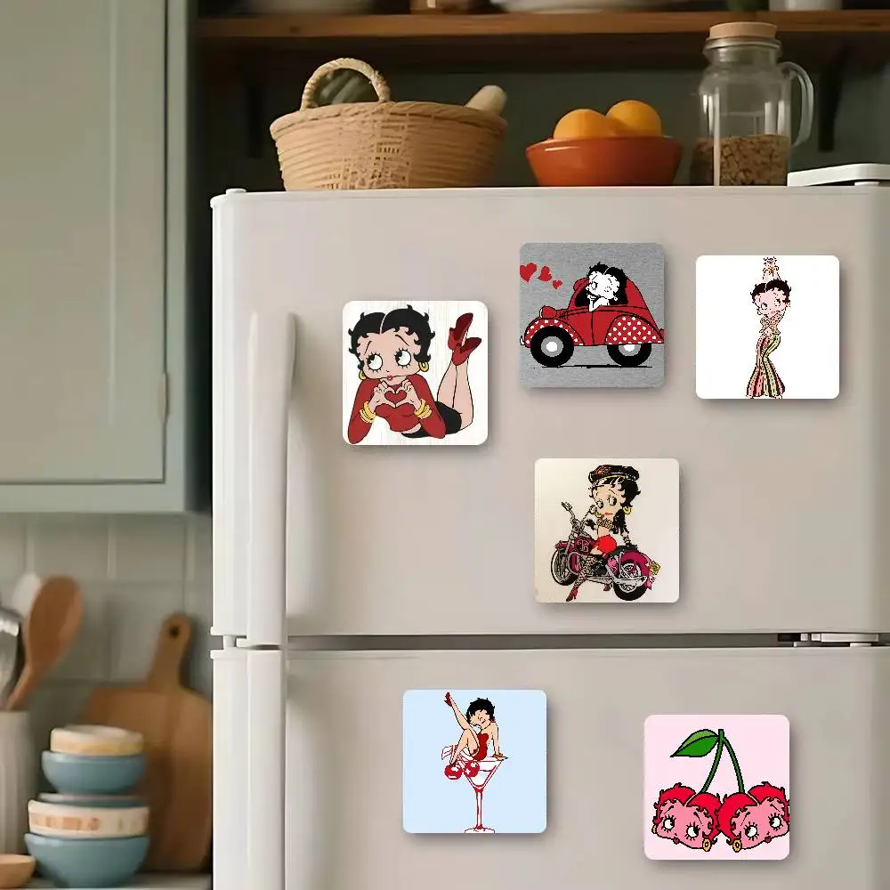 B-BettyS Doll B-Boop-y-es Refrigerator Magnets Cartoon Magnetic Personality Decorations Creative Gifts