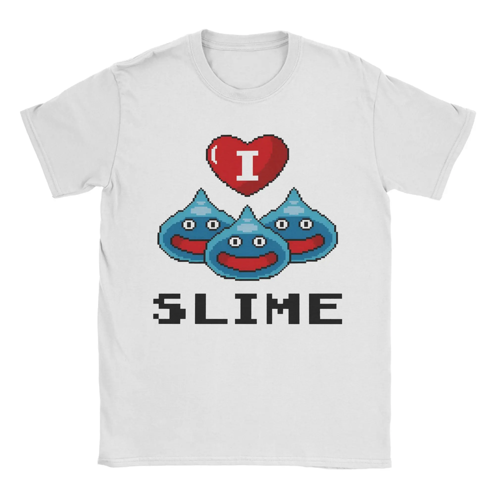 Summer Dragon Quest slime T Shirt for Men Women  100% Cotton T-shirts Short Sleeve Clothes