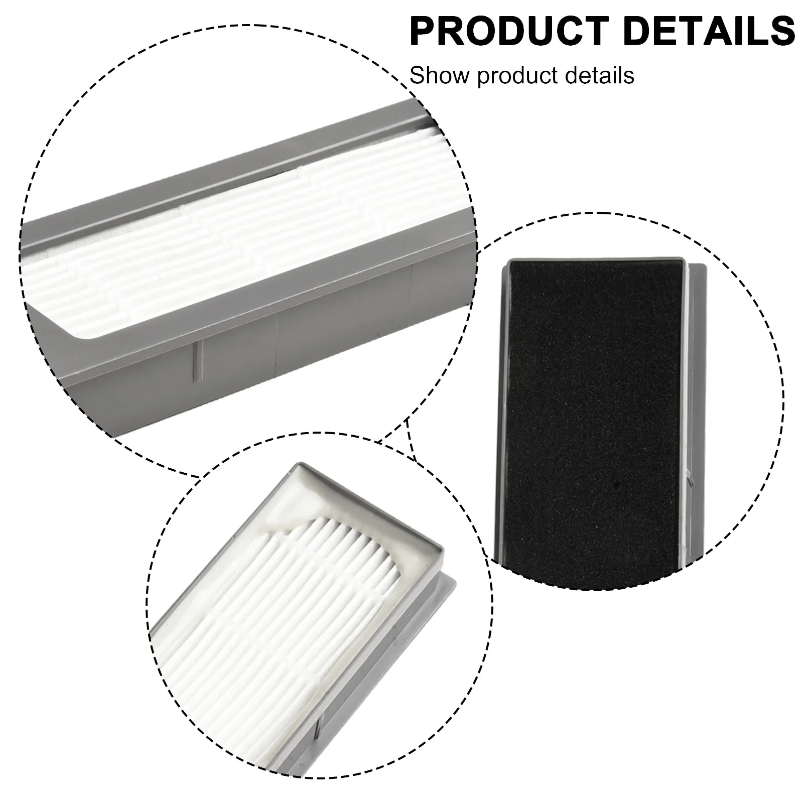 Reliable Performance 4Pack Filters for Ecovacs For Deebot N10 N10 Plus Robot Vacuum Cleaner for ensure Optimal Suction