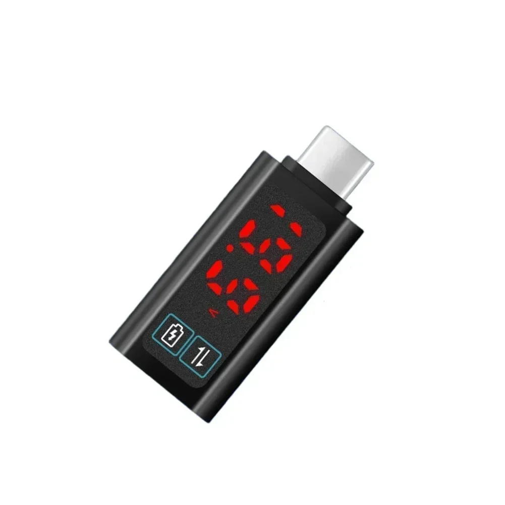 High Speed Data Transmission Type C Fast Charging Adapter with Digital Voltage Display 100W Output and Voltage Range DC 5 to 24V