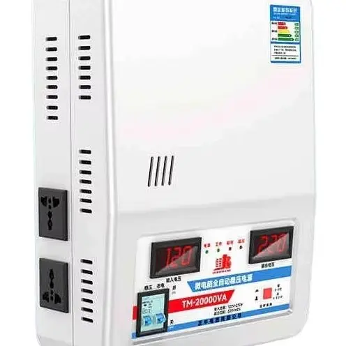 

20KW Voltage Stabilizer 220v Automatic Household High-Power Air Conditioner Special Dual Screen Digital Display Voltage Regulat