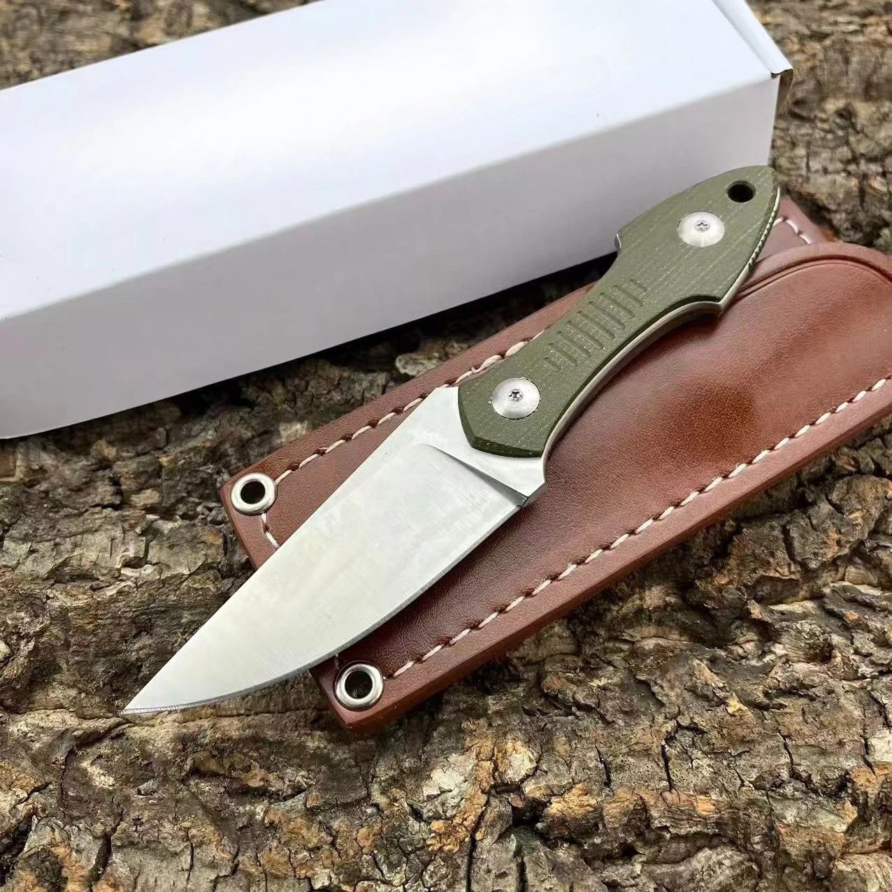 

GMF3 Straight Knife Multifunction Outdoor Self Defense Pockett Knife with High Quality Sheath Wilderness Survival Toos EDC Knife