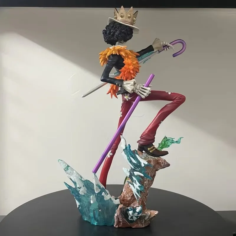 Figura de acción de una pieza, figuras de músico del rey de las almas de Brook, dos años después, Meteor Burukku, figura de Anime, modelo de Pvc, estatua de juguete