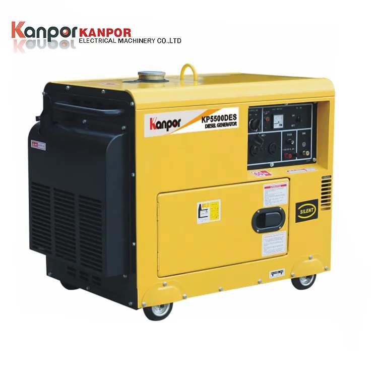 Home use 2-10KVA air-cooled dies el generators silent type portable 