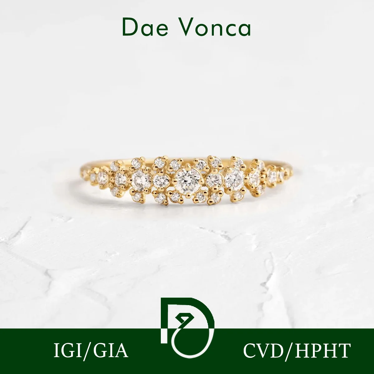 

Кольцо из желтого золота 9K/14K/18K с выращенным в лаборатории бриллиантом круглой формы общим весом около 0,3 карата Обручальное кольцо для женщин