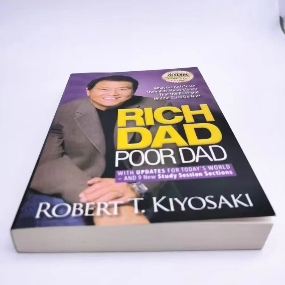 Rich Dad Poor Dad English Paperback Book for Beginner Investors, Personal Finance Bestseller, Wealth Mindset Learning