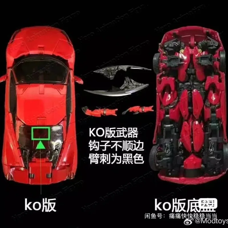 

[IN STOCK] Transformation Dn01 Dn-01 KO UniqueToys UT-R06 Dino Red Dasher Alloy Action Figure Robot Toys