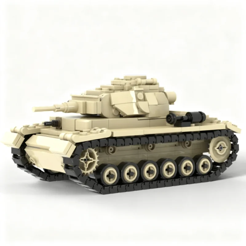 

NEW 437PCS MOC Model Panzer Iii Ausf J African Campaign Technology DIY Assembly Building Blocks Display Birthday Gift Building