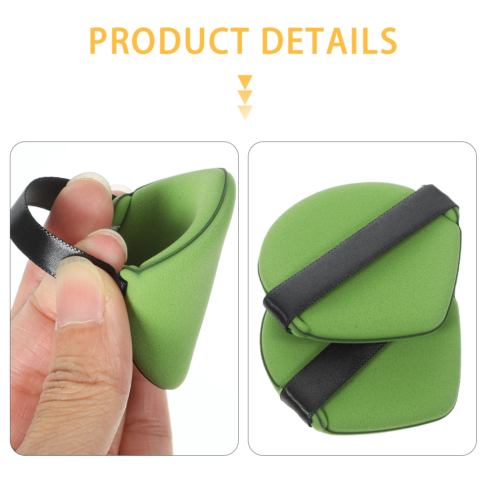 

2Pcs Makeup Makeup Pads Sponge Powder Puff Cosmetics Tools Wet Blending Foundation Cream Face Pads Compact Size