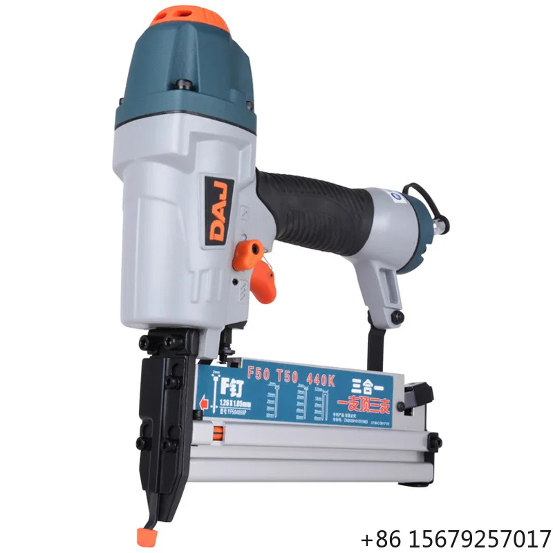 Pneumatic 3-in-1 air Nail Gun for Woodworking F30/U-type Code Nail air Nail Gun
