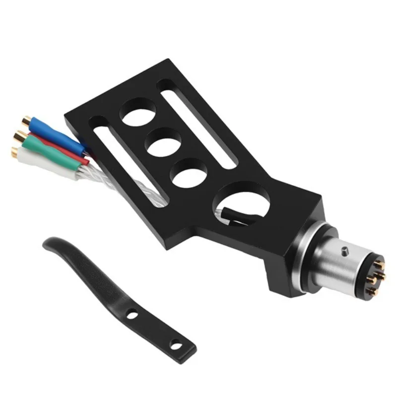 1, Color: Black, Material: Metal + Plastic, Turntable Head, Stylus Holder, Sterling Silver Thread, Suitable for L