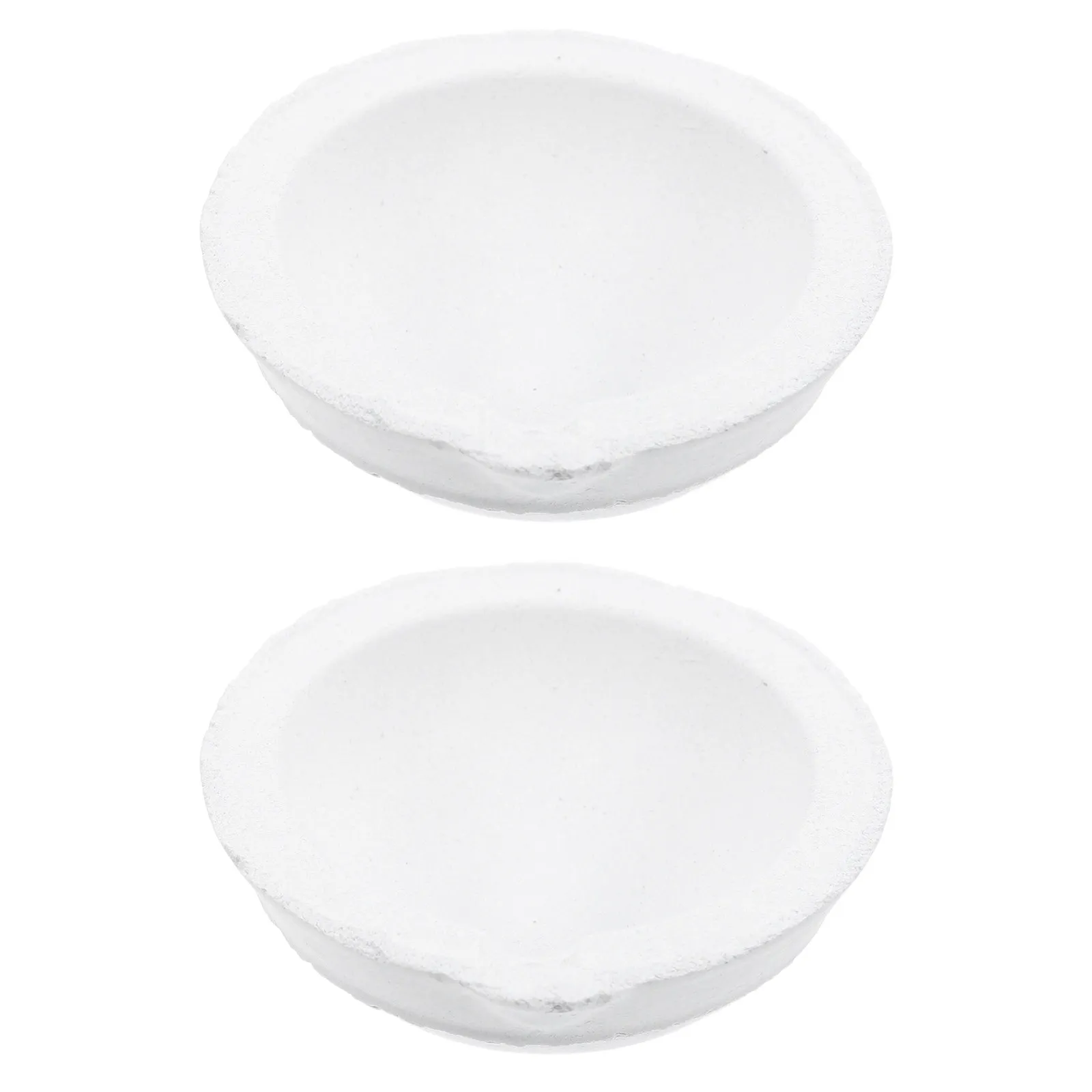 2Pcs Evaporating Dish High Quality Quartz Large Surface Area Round Laboratory School Home Evaporating Container Steady Base