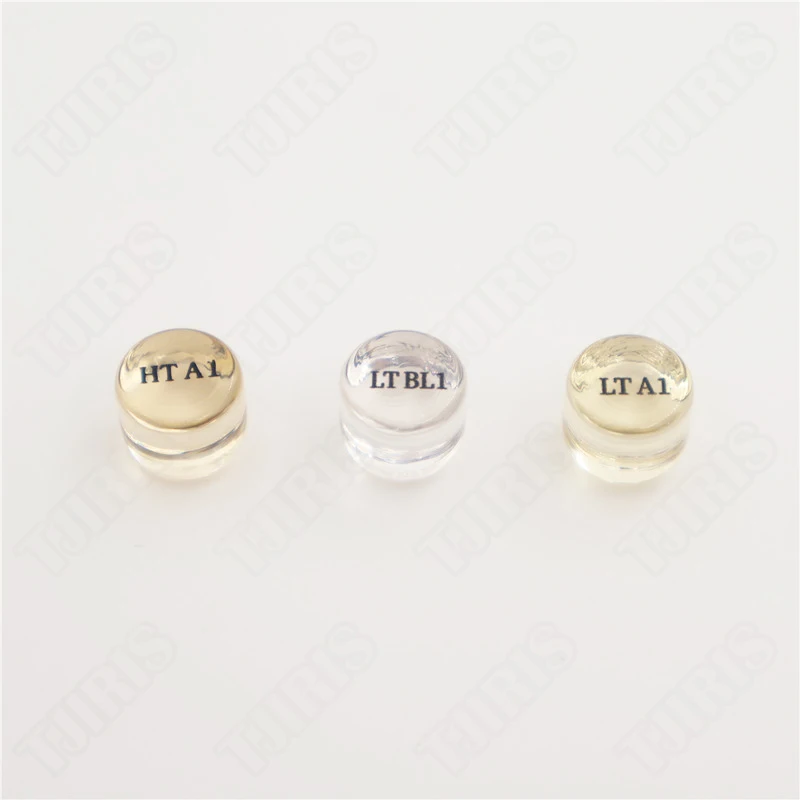 10Pcs TJIRIS New Dental Amber Press Ingots Disilicate HT/ LT/BL for Dental Lab CAD/CAM Dental Materials