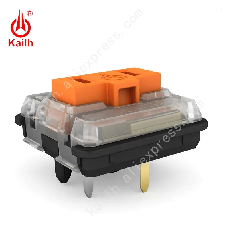 Kailh 10 Pcs Choc Low Profile Switch 1350 Chocolate Mechanical Keyboard Switch 5 Pins Hot Swap Linear Tactile Clicky Switch