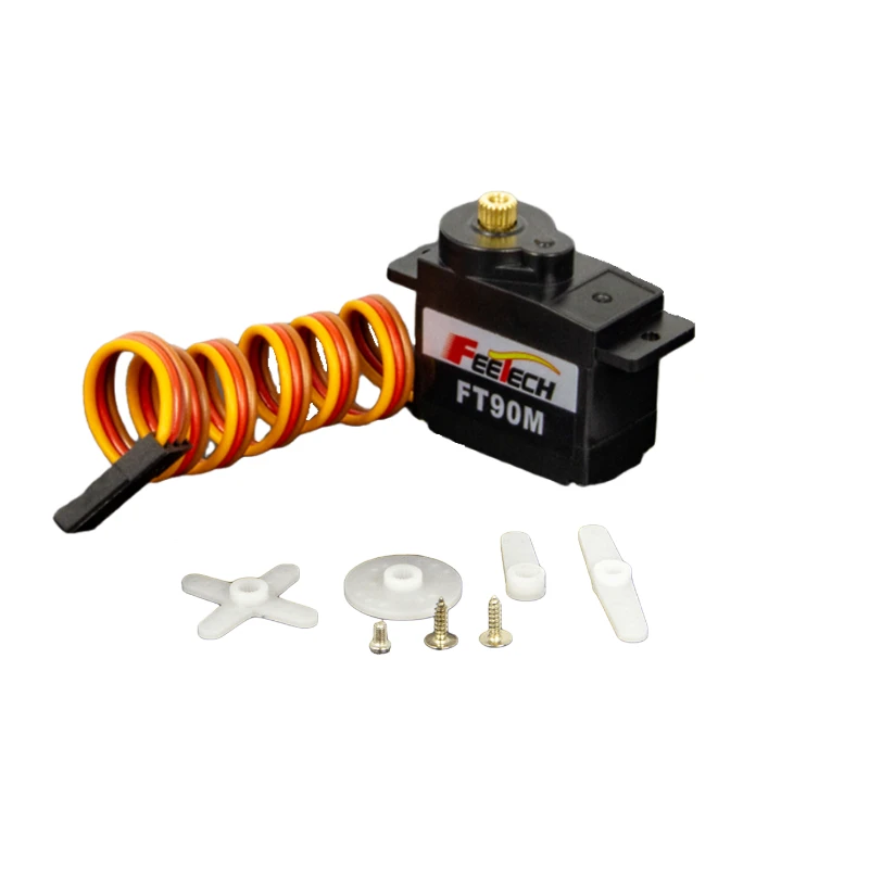 9G 3V-8.4V Smart Micro Servo 280Degree 2kg Smart Accessories Steering Gear Fixed Servo FT90M for RC Automatic Curtain Smart Lock
