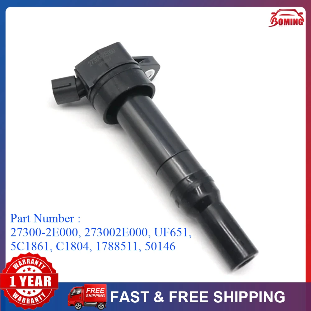 

4 шт. автомобильная катушка зажигания 27300-2E000 для Hyundai Elantra TUCSON для Kia Forte Soul 2011-2016 1.8L 2.0L 273002E000 27300 2E000