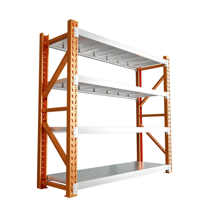 For Long Span Cold Rolled Steel IndustrialStorage Racks Warehouse Storage Shelf with Boltless Metal Racking for Garage
