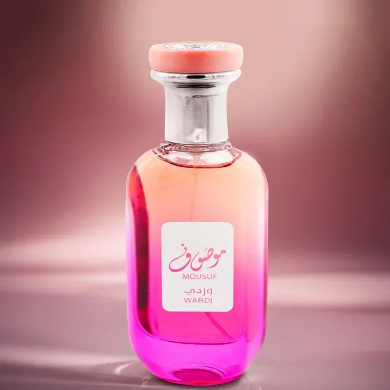 100 مل/1.7FL.OZ بخاخ عطر موسف ووردي أو دو للنساء، عطر غني بالزهور والفواكه، عطر يدوم طويلاً EDP