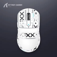 Attack Shark X3  Lightweight Mouse PAW3395 26KDPI Wired/Wireless/Bluetooth Three-mode Connection Macro Definition Gaming Mouse